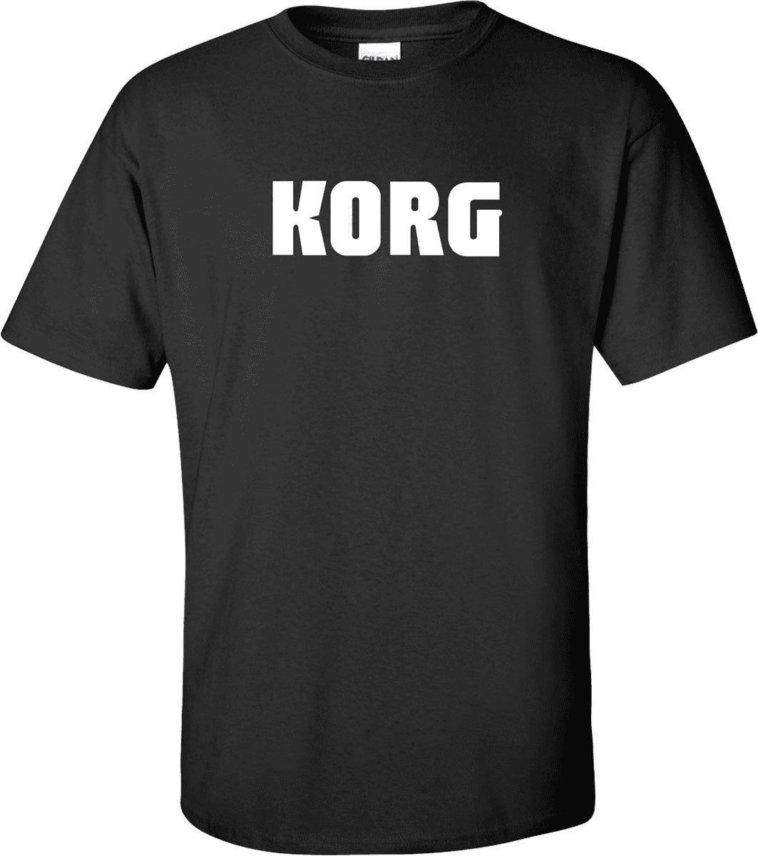 KORG T-Shirt Korg Xl Textile Tee Shirts Noir Korg Taille Xl