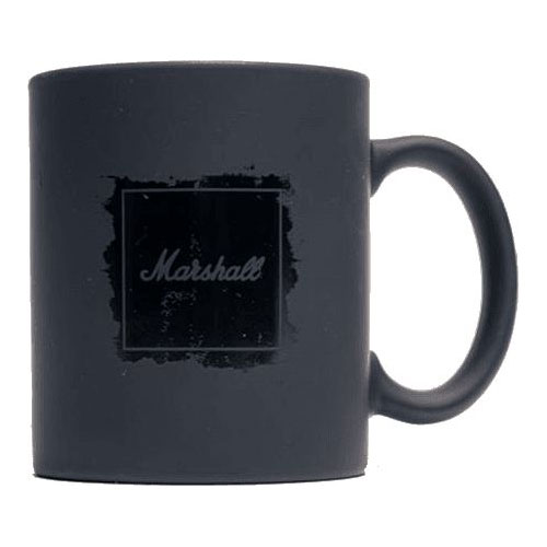 MARSHALL COFFEE MUG -11OZ BLACK CERAMIC