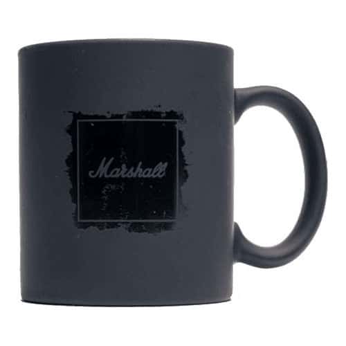 MARSHALL COFFEE MUG -11OZ BLACK CERAMIC