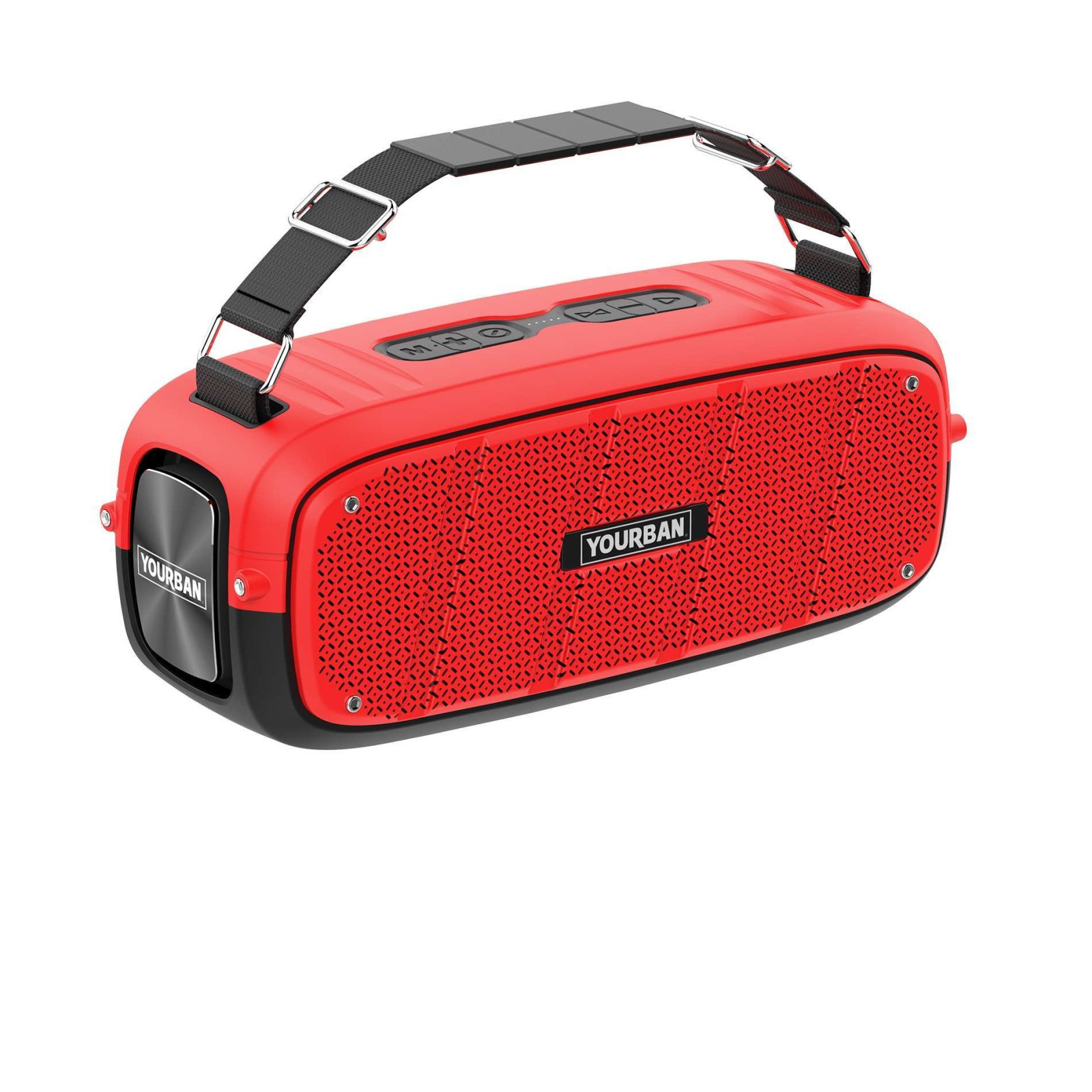 YOURBAN GETONE 60 RED - ENCEINTE NOMADE BLUETOOTH COMPACTE ROUGE
