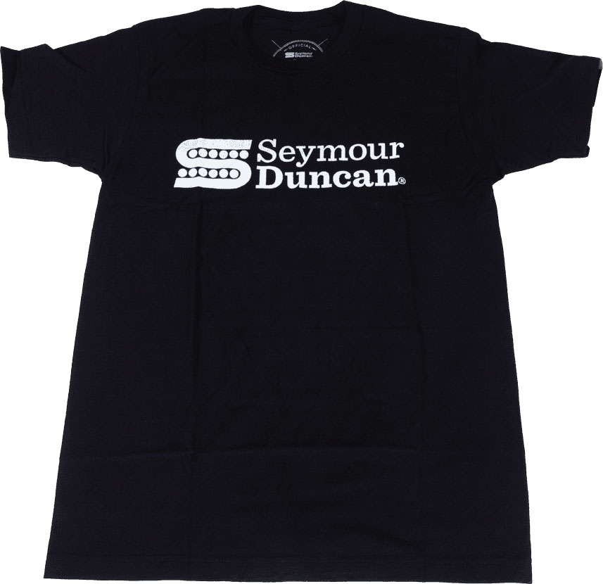 SEYMOUR DUNCAN Tslogo-Bk-L Textile Tee-Shirts T-Shirt Logo Black Large