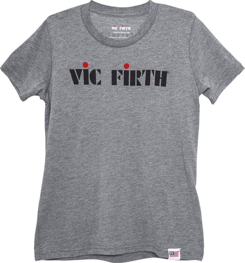 VIC FIRTH YOUTH LOGO TEE MD