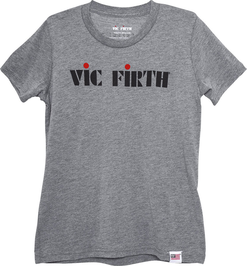 VIC FIRTH Youth Logo Tee SM