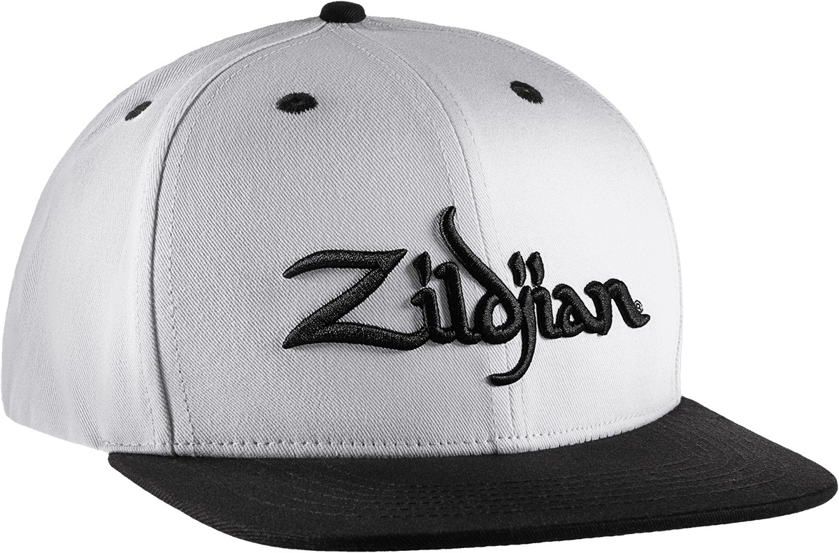 ZILDJIAN White Snapback Cap 6 Panels