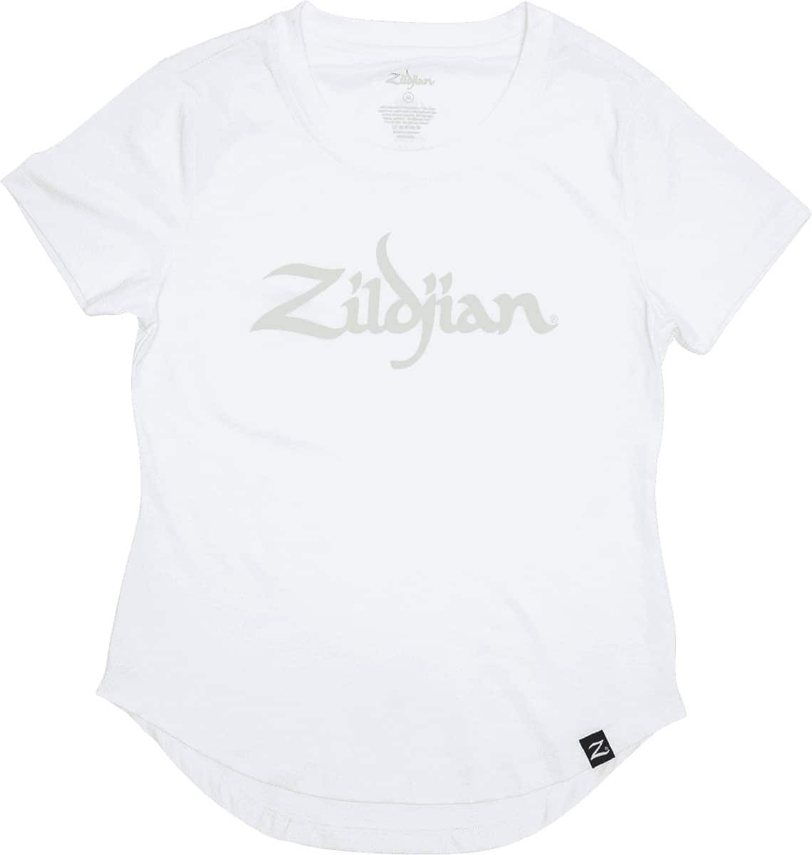 ZILDJIAN TAILLE M - TSHIRT FEMME ZILDJIAN BLANC