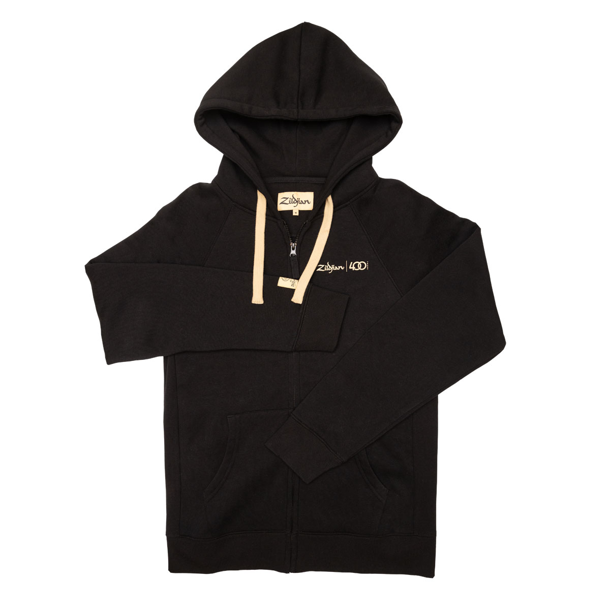 ZILDJIAN ACCESSORIES Hoodie Zip Size S Logo 