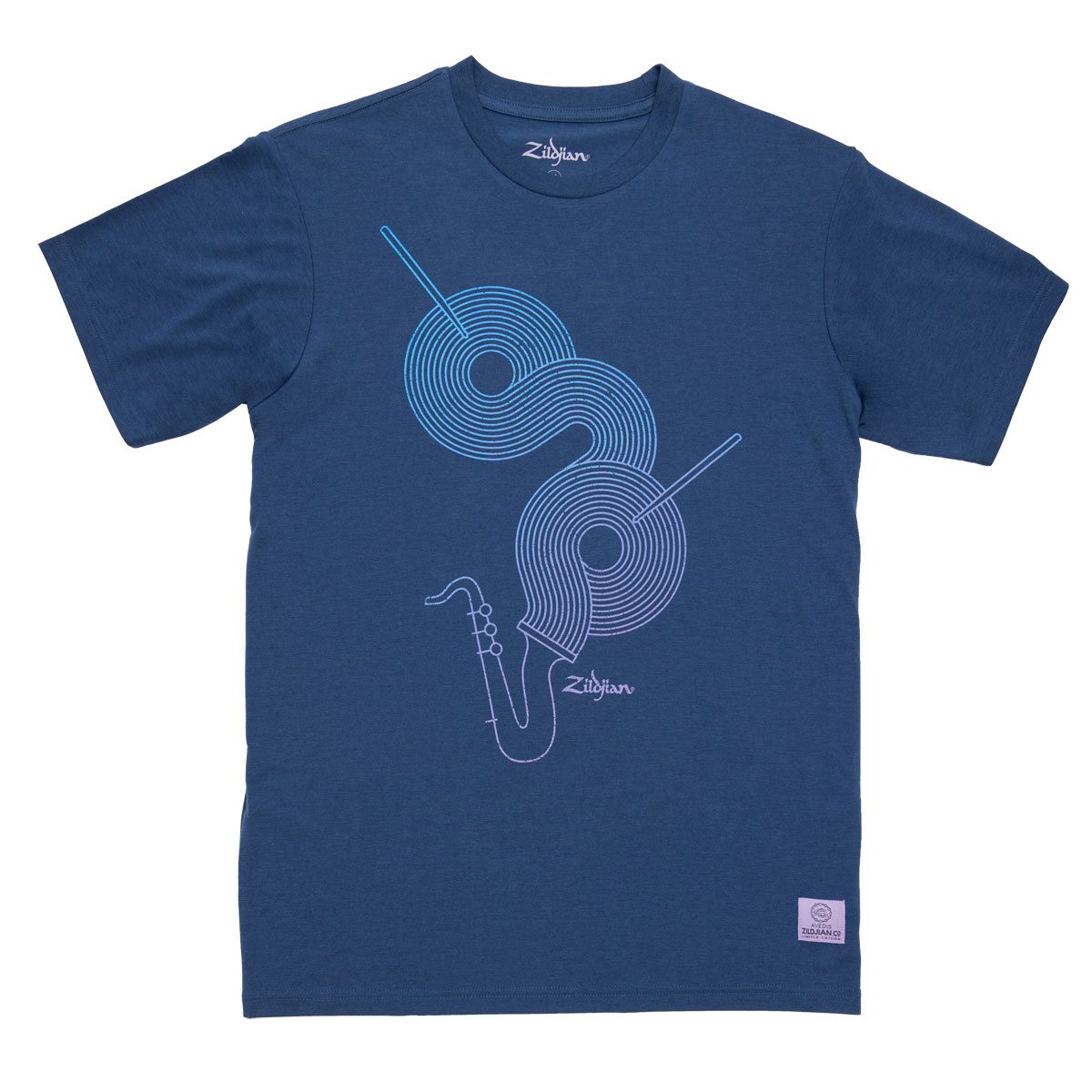 ZILDJIAN ACCESSORIES T-Shirt Size M Logo « Jazz » - Zat0072-Le