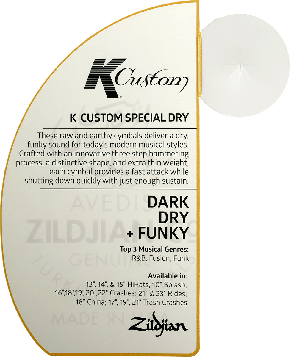 ZILDJIAN K Custom Special Dry Wobbler Set 4 Pack