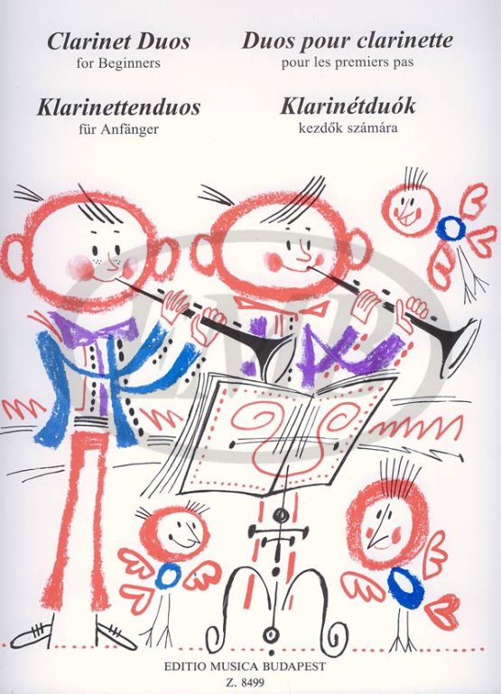 EMB (EDITIO MUSICA BUDAPEST) CLARINET DUOS FOR BEGINNER