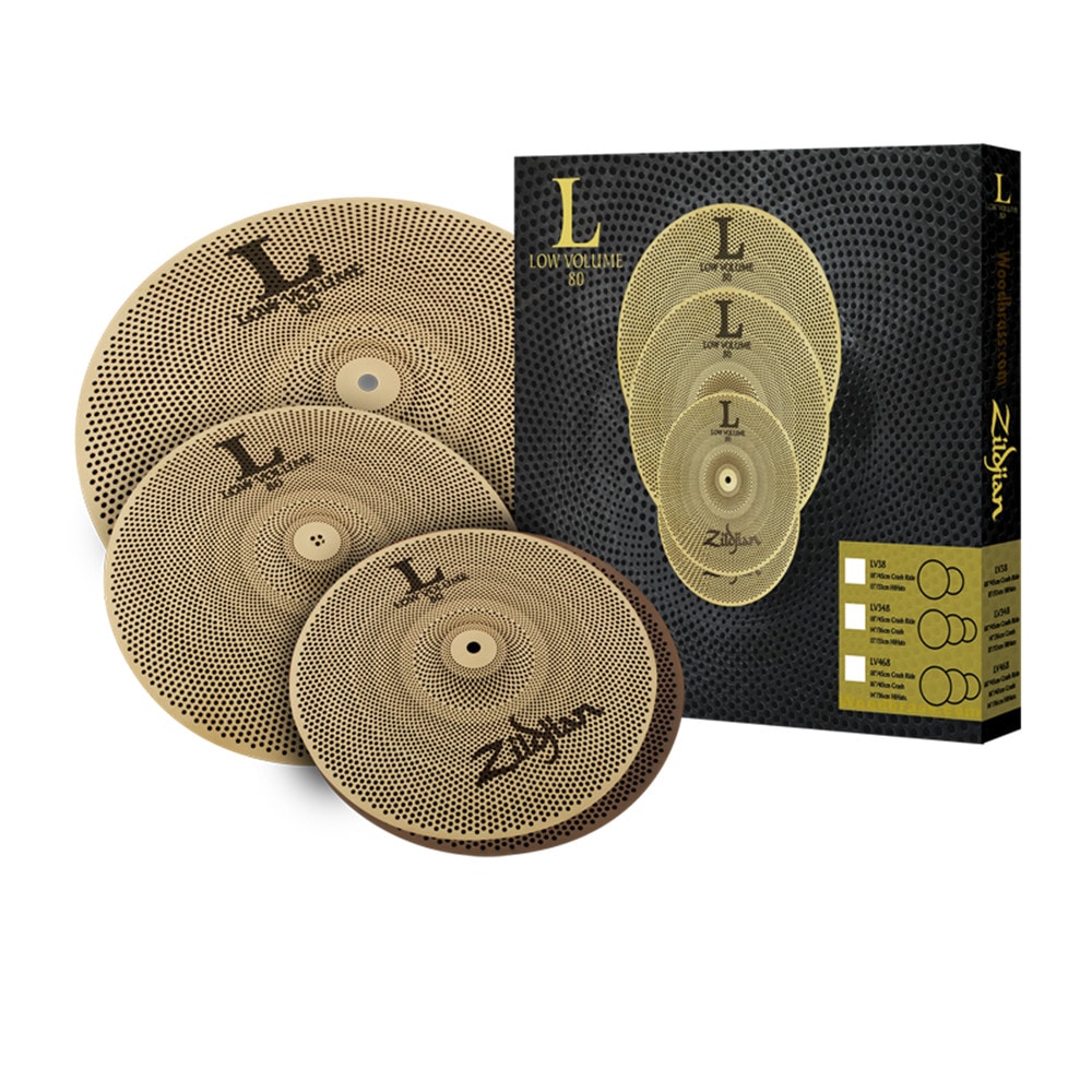 ZILDJIAN LV348 PACK CYBMALE L80 LOW VOLUME 13