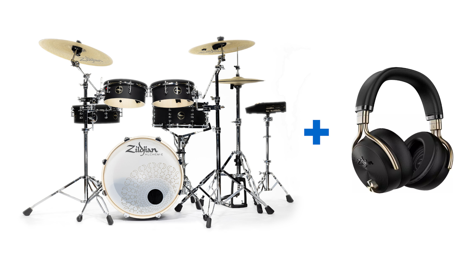 ZILDJIAN ALCHEM-e Bronze Ex + Casque ALCHEM-E Offert