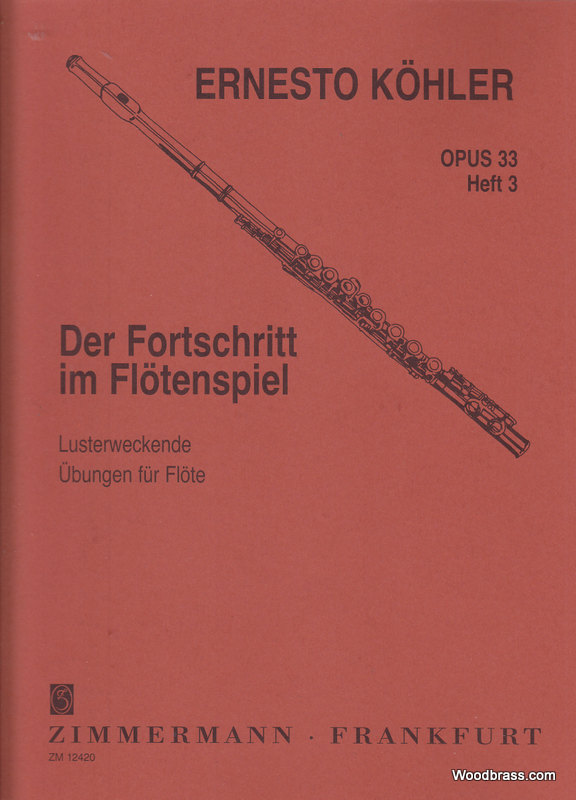 ZIMMERMANN KOHLER ERNESTO - ÜBUNGEN OP.33 VOL.3