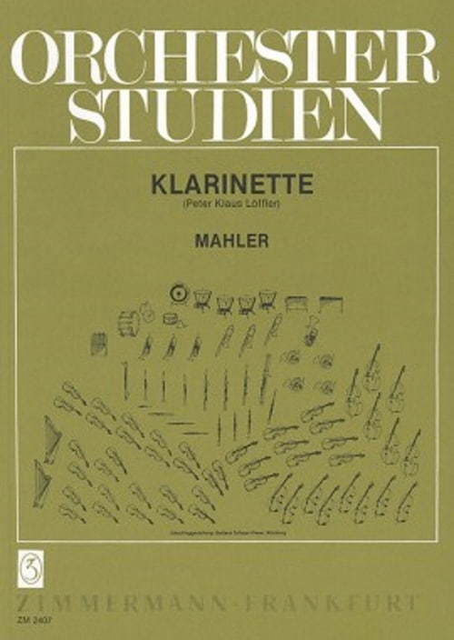 ZIMMERMANN MAHLER G. - ORCHESTERSTUDIEN - CLARINETTE 