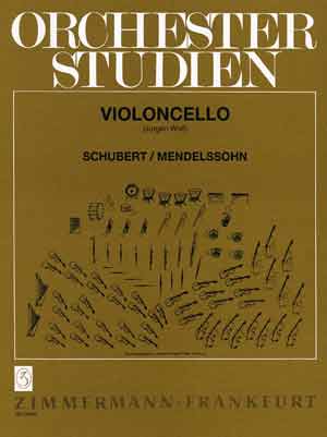 SCHUBERT / MENDELSSOHN - ORCHESTER STUDIEN - CELLO