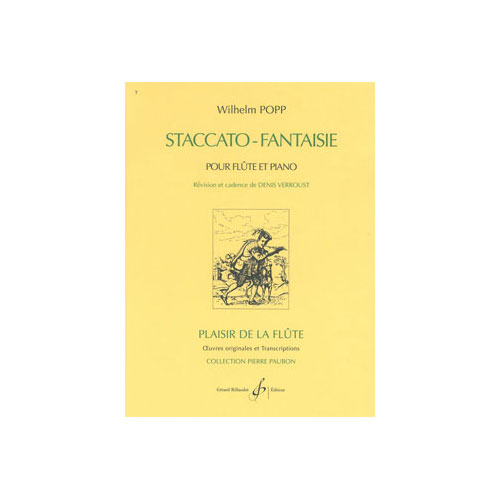 BILLAUDOT Popp Wilhelm - Staccato Faisie - Flute, Piano
