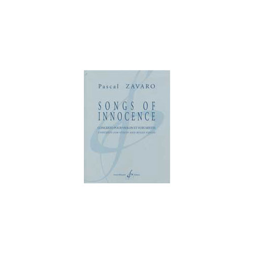 BILLAUDOT Zavaro Pascal - Songs Of Innocence