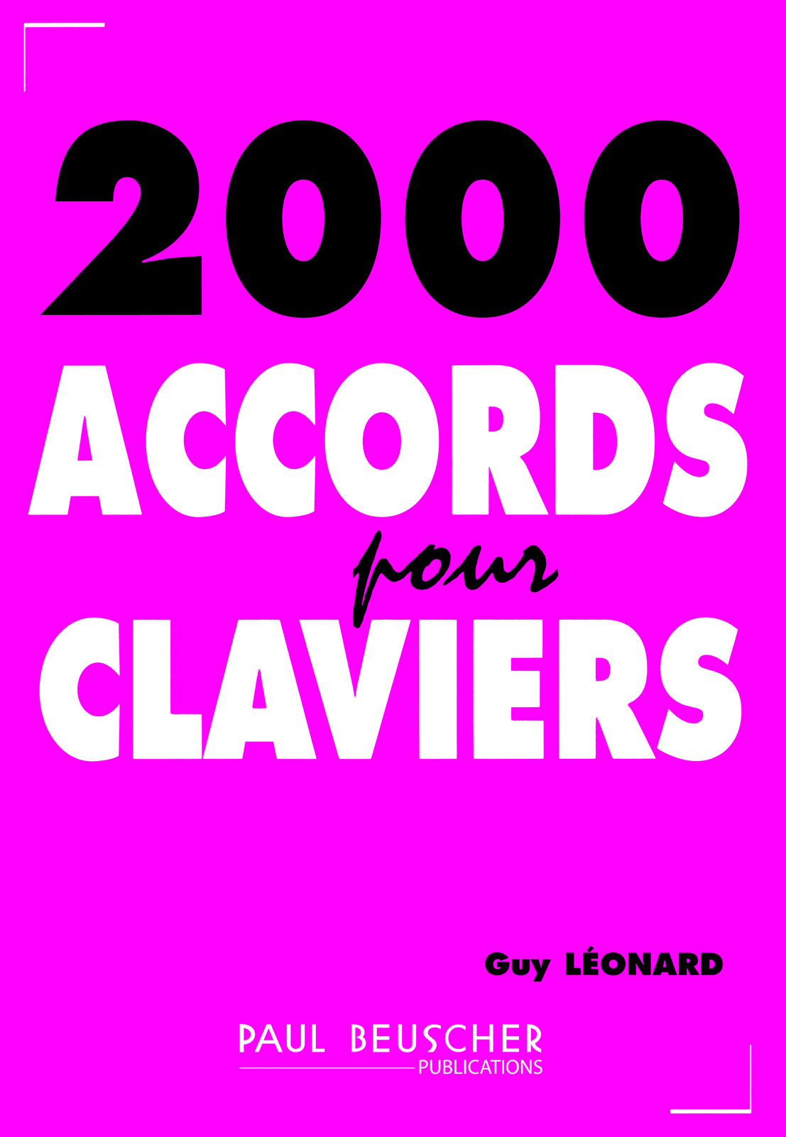 PAUL BEUSCHER PUBLICATIONS Accords (2000)