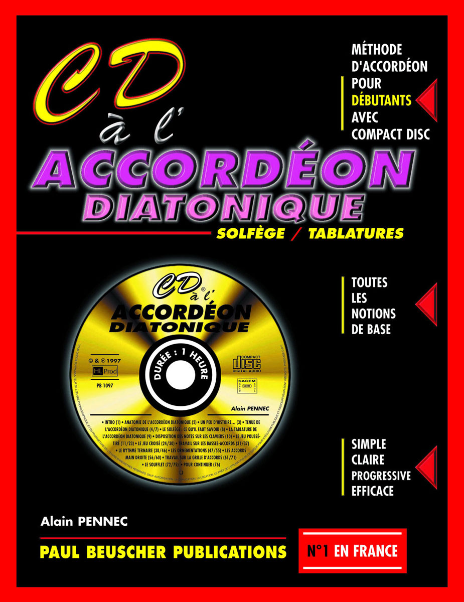 PAUL BEUSCHER PUBLICATIONS CD à l'Accordéon diatonique