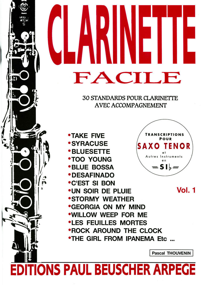 PAUL BEUSCHER PUBLICATIONS Clarinette facile Vol 1