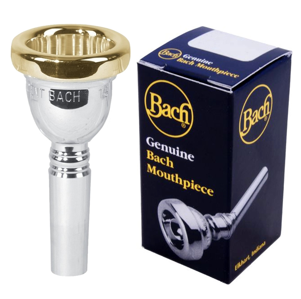 BACH 6 1/2AL SILVER PLATED GOLD PLATED RIM AND CUP