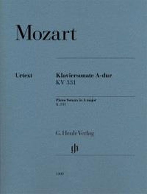 HENLE VERLAG MOZART W.A. - PIANO SONATA A MAJOR KV 331 (300I) (WITH ALLA TURCA)