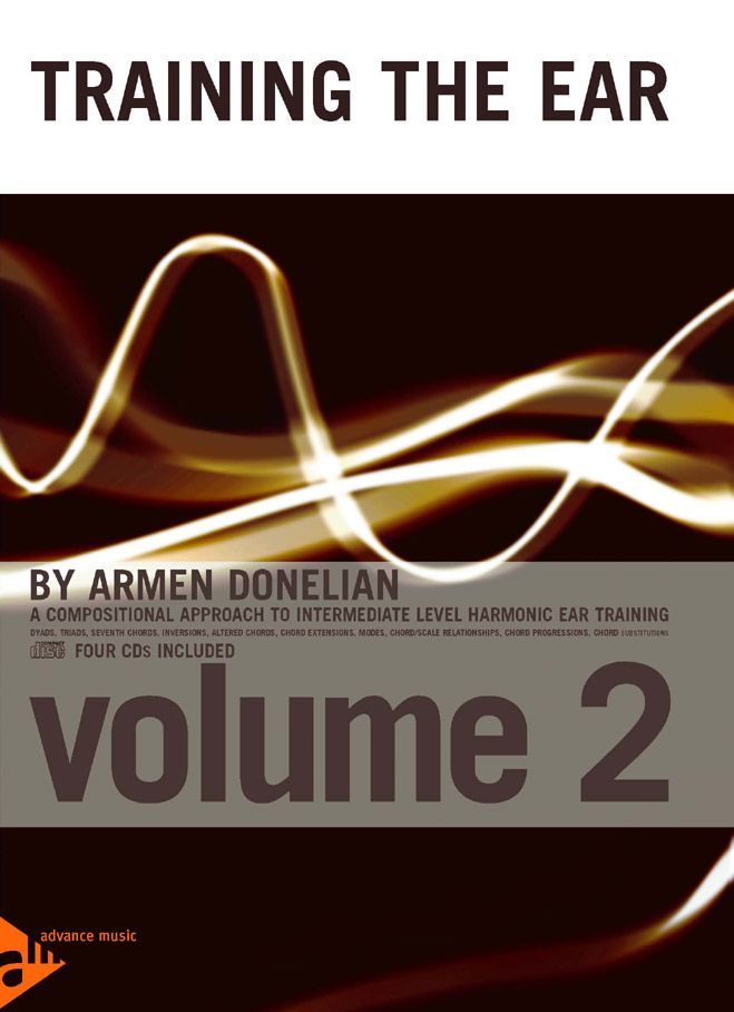 ADVANCE MUSIC DONELIAN A. - TRAINING THE EAR FOR THE IMPROVISATION MUSICIAN VOL 2 + 4 CD