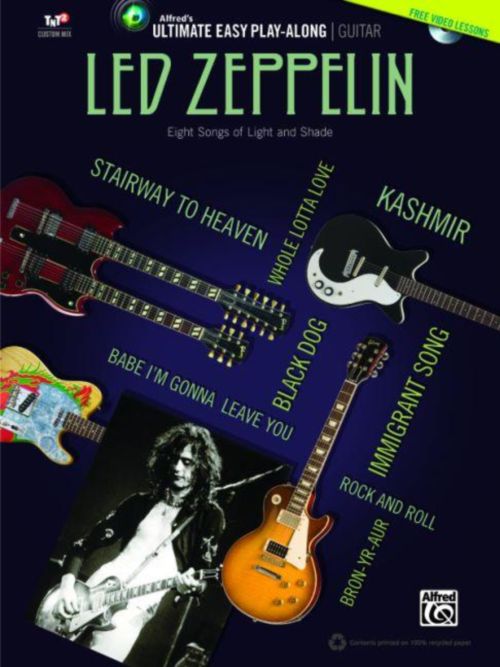 ALFRED PUBLISHING LED ZEPPELIN - ULTIMATE EASY GUITAR PLAY-ALONG + DVD