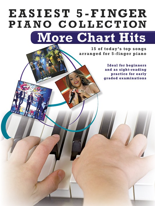 WISE PUBLICATIONS EASIEST 5-FINGER PIANO COLLECTION - MORE CHART HITS - PIANO SOLO