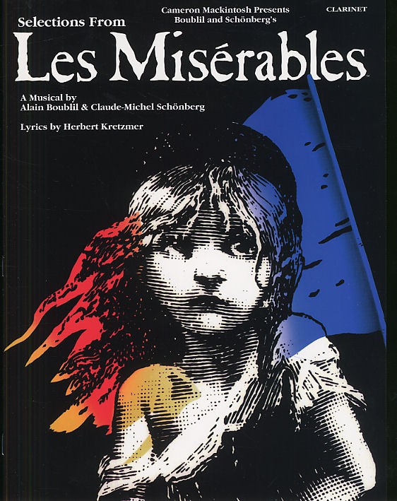 MUSIC SALES SELECTIONS FROM LES MISERABLES - CLARINET