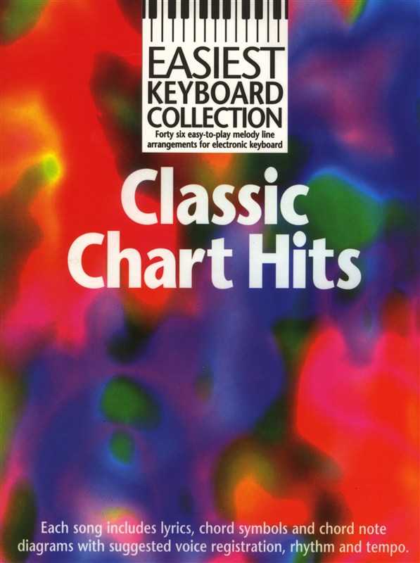 WISE PUBLICATIONS NO AUTHOR - EASIEST KEYBOARD COLLECTION - CLASSIC CHART HITS - KEYBOARD