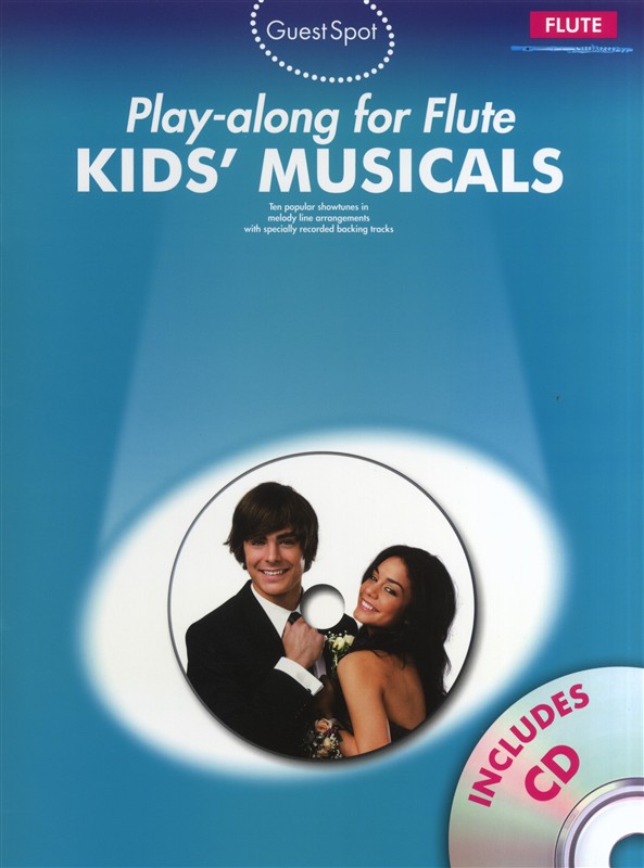 WISE PUBLICATIONS PLAYALONG FOR FLUTE KIDS MUSICALS - FLUTE