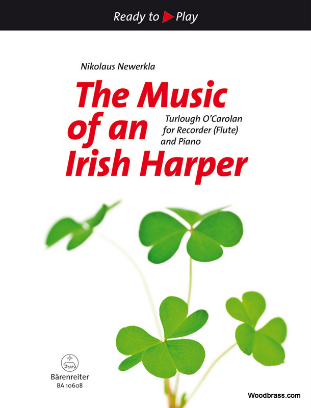 BARENREITER O'CAROLAN TURLOUGH - THE MUSIC OF AN IRISH HARPER - FOR RECORDER (FLUTE) AND PIANO
