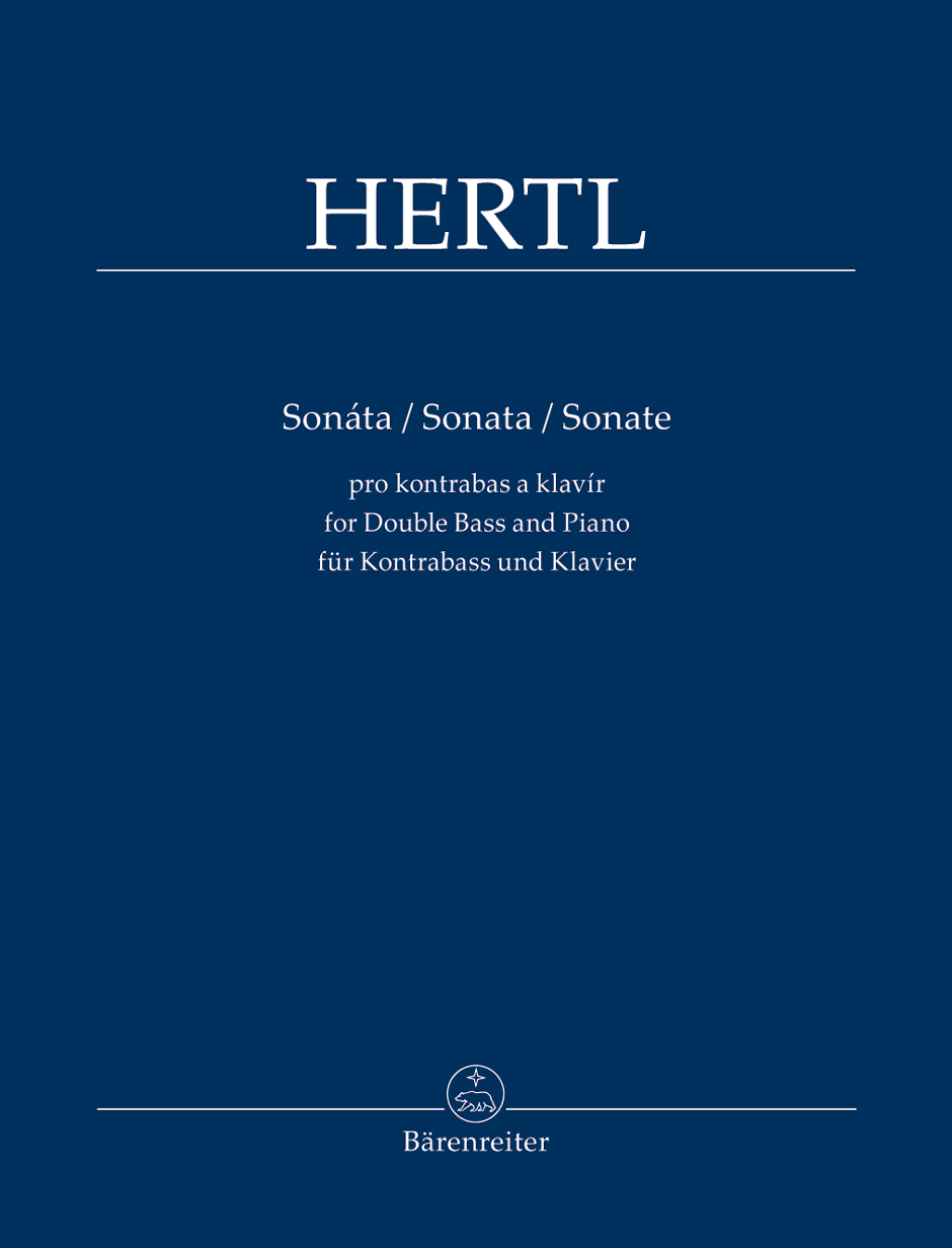 BARENREITER HERTL F. - SONATA FOR DOUBLE BASS AND PIANO