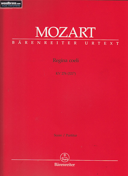 BARENREITER MOZART W.A. - REGINA COELI, KV 276