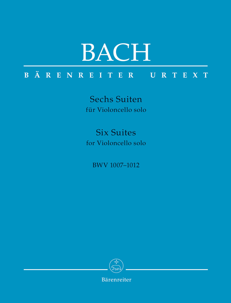 BARENREITER J.S BACH - 6 SUITES BWV 1007-1012 - VIOLONCELLO