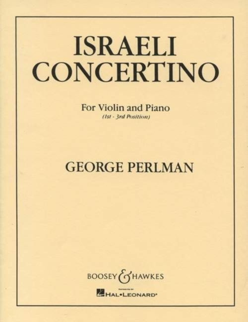 BOOSEY & HAWKES PERLMAN G. - ISRAELI CONCERTINO - VIOLON ET PIANO