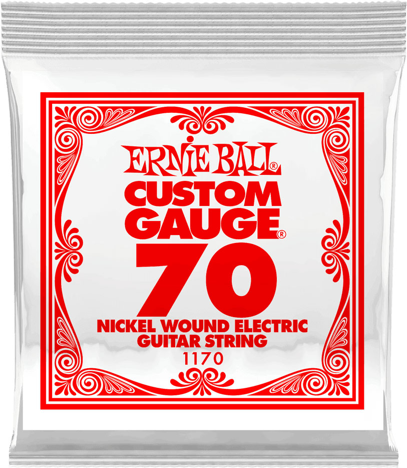ERNIE BALL .070 NICKEL WOUND ELECTRIC GUITAR STRINGS