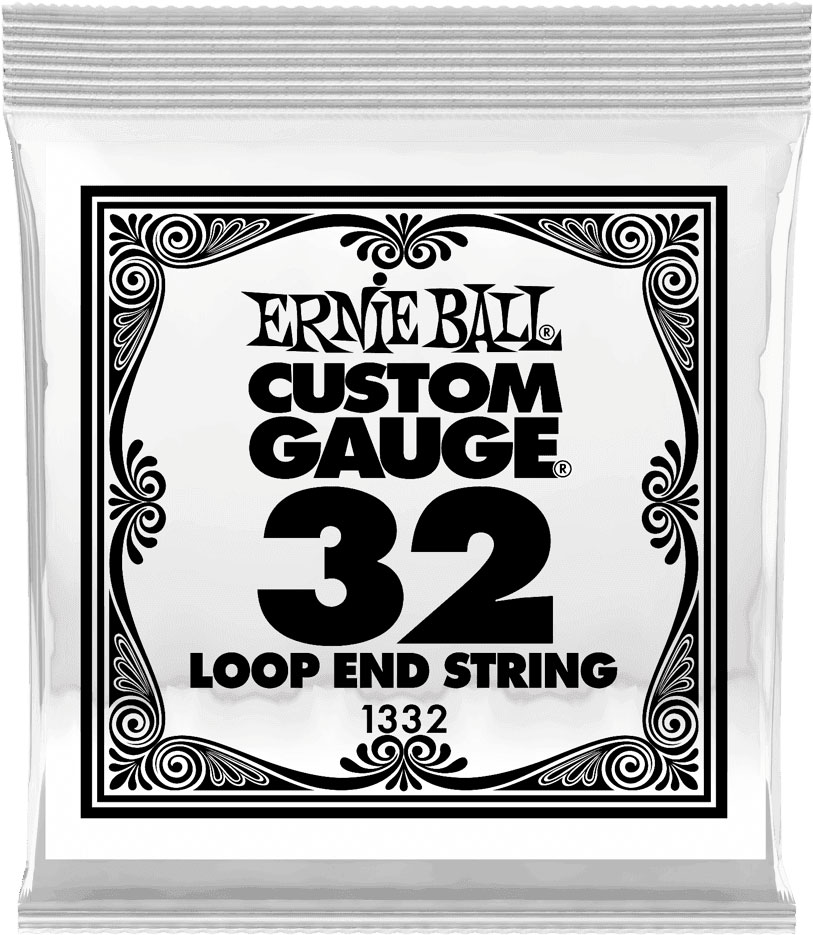 ERNIE BALL .032 LOOP END STAINLESS STEEL WOUND BANJO OR MANDOLIN GUITAR STRINGS