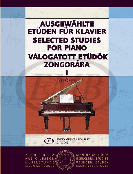 EMB (EDITIO MUSICA BUDAPEST) SELECTED STUDIES VOL. 1 - PIANO