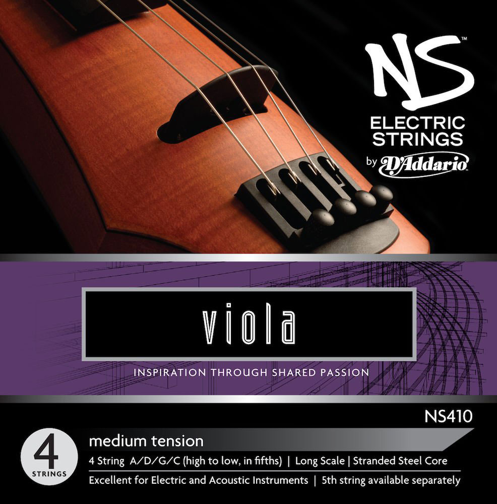 D'ADDARIO AND CO SET OF STRINGS FOR VIOLA NS ELECTRIC 