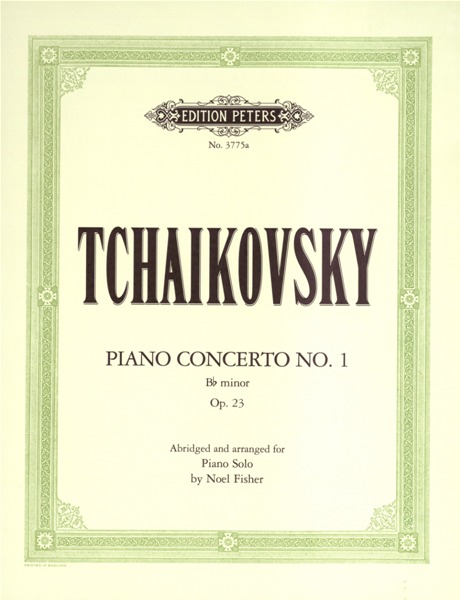 EDITION PETERS TCHAIKOVSKY PYOTR ILYICH - CONCERTO NO.1 IN B FLAT MINOR OP.23 - PIANO