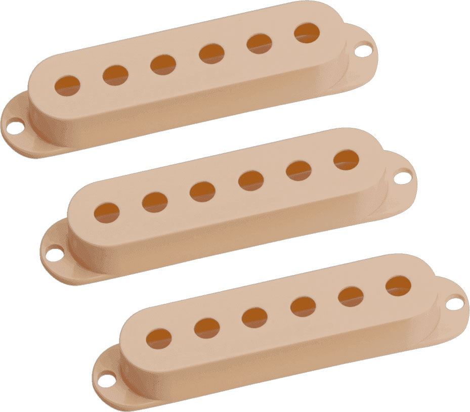 SEYMOUR DUNCAN S-COVER-C-NOL - 3 X COVER S CREAM WITHOUT LOGO