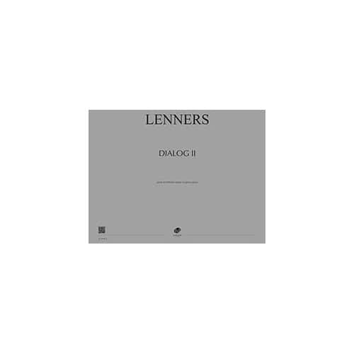 LEMOINE LENNERS CLAUDE - DIALOG II - TROMBONE BASSE, PERCUSSION