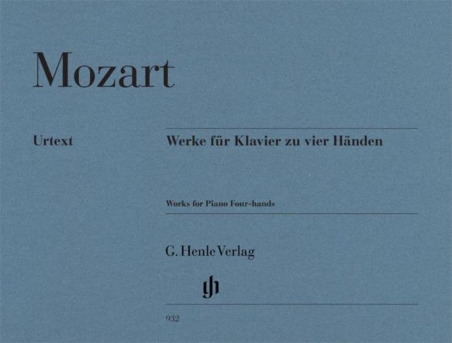 HENLE VERLAG MOZART W.A. - WORKS FOR PIANO FOUR-HANDS