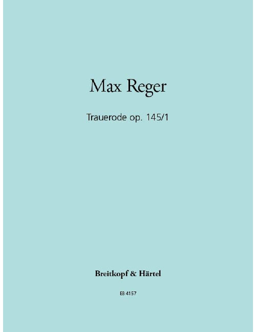EDITION BREITKOPF REGER MAX - SIEBEN ORGELSTUCKE OP.145 NR.1 - ORGAN