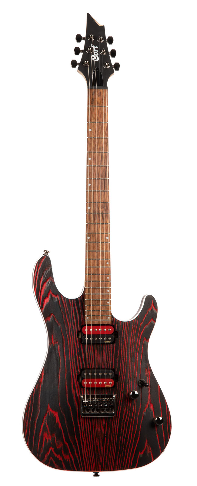 CORT KX300 ETCHED BLACK - RED