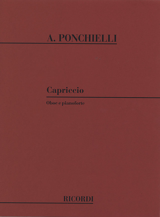 RICORDI PONCHIELLI A. - CAPRICCIO - HAUTBOIS ET PIANO