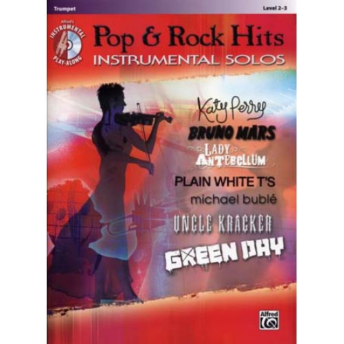 ALFRED PUBLISHING POP & ROCK HITS INSTRUMENTAL SOLOS TRUMPET + CD