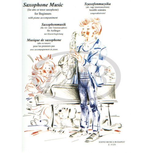 EMB (EDITIO MUSICA BUDAPEST) MUSICA PER PRINCIPIANTI - SAXOPHONE ET PIANO