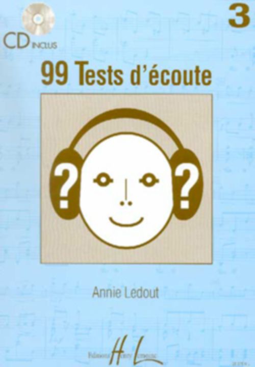 LEMOINE LEDOUT ANNIE - 99 TESTS D'ECOUTE VOL.3 + CD